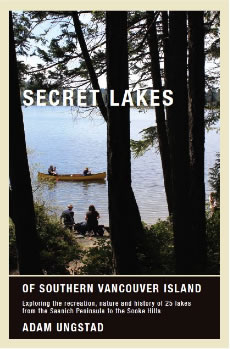 Front cover of the Secret Lakes of Southern Vancouver Island Guidebook.